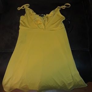 Yellow Forver 21 dress